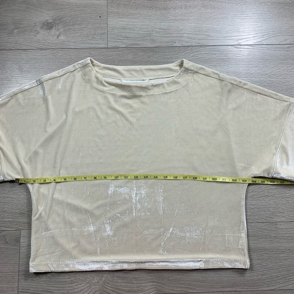 Cupcakes and Cashmere Mikaela Velvet Top in Birch White - Picture 9 of 12